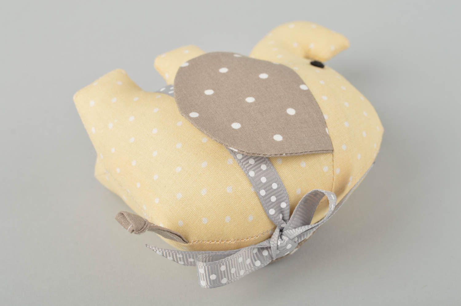 Handmade soft toy unusual elephant interior textile toy stylish cute toy photo 5