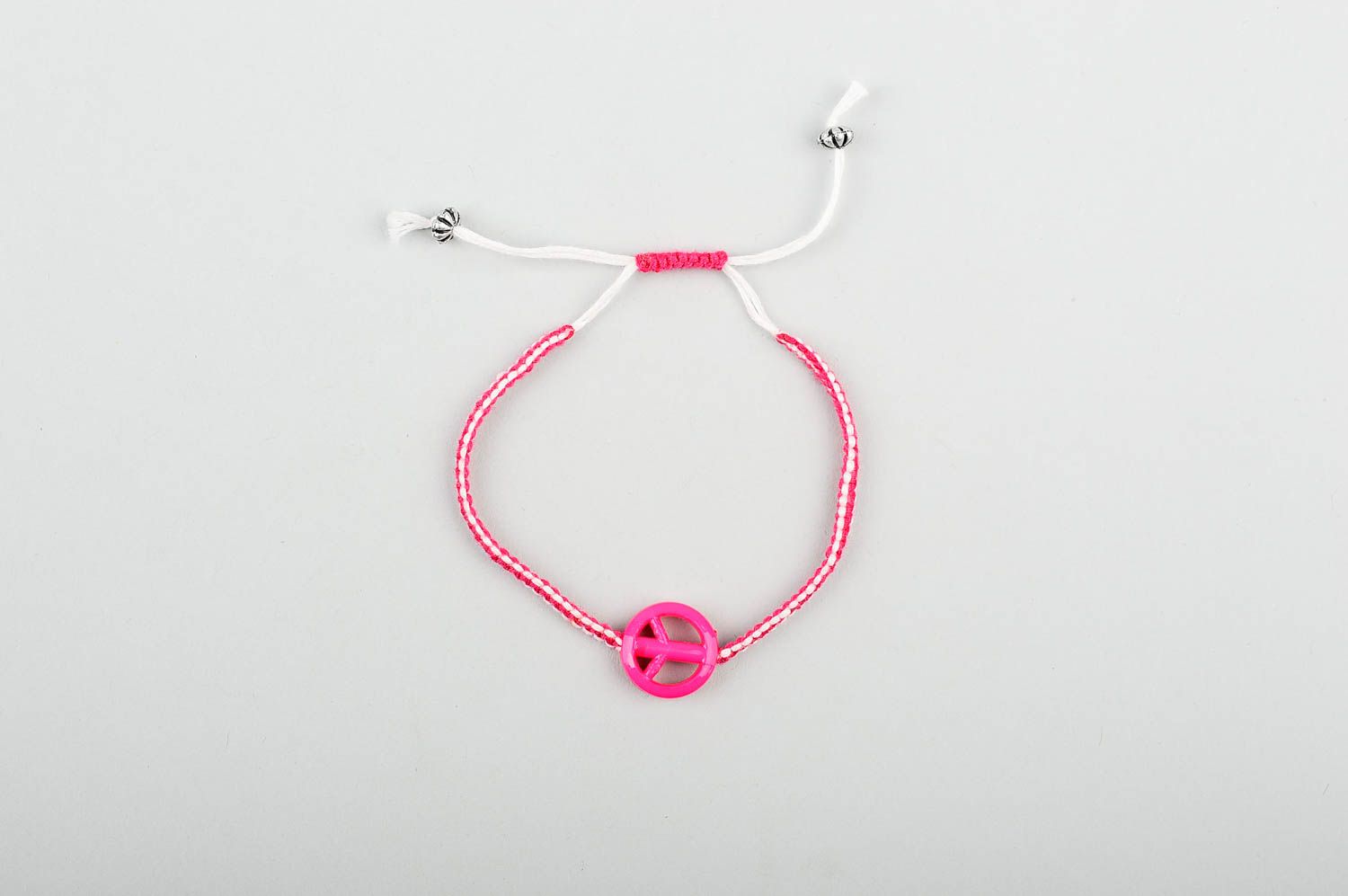 Handmade summer bright bracelet unusual thin bracelet accessory for girls photo 1