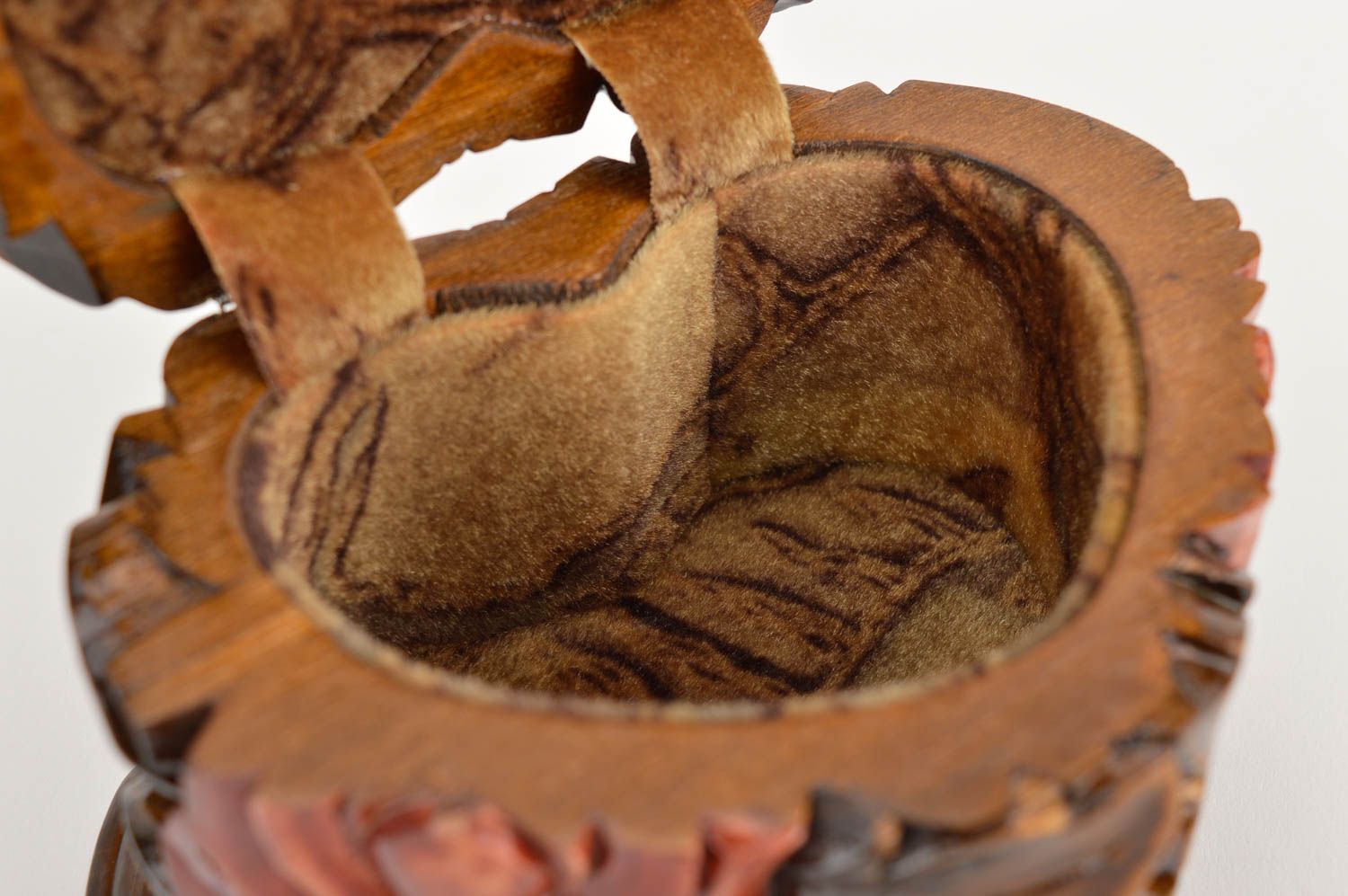 Шкатулка для украшений шкатулка ручной работы деревянная шкатулка в виде сердца фото 4
