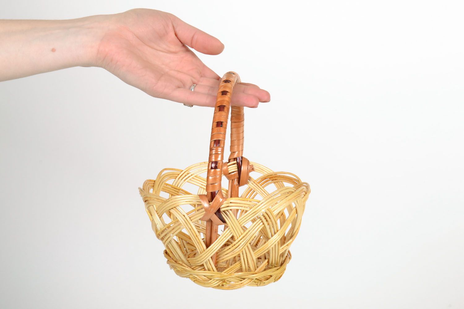 Decorative basket with handle  photo 5