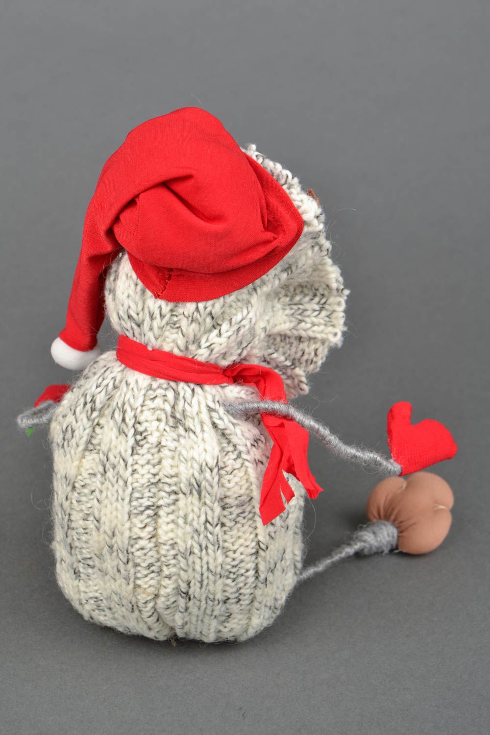 Pecorella fatta a mano pupazzo di peluche giocattolo simpatico da bambini foto 4