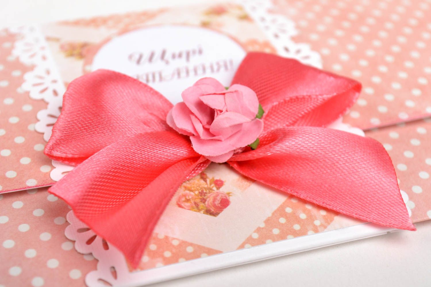Handmade stylish beautiful card unusual greeting card cute paper souvenir photo 2