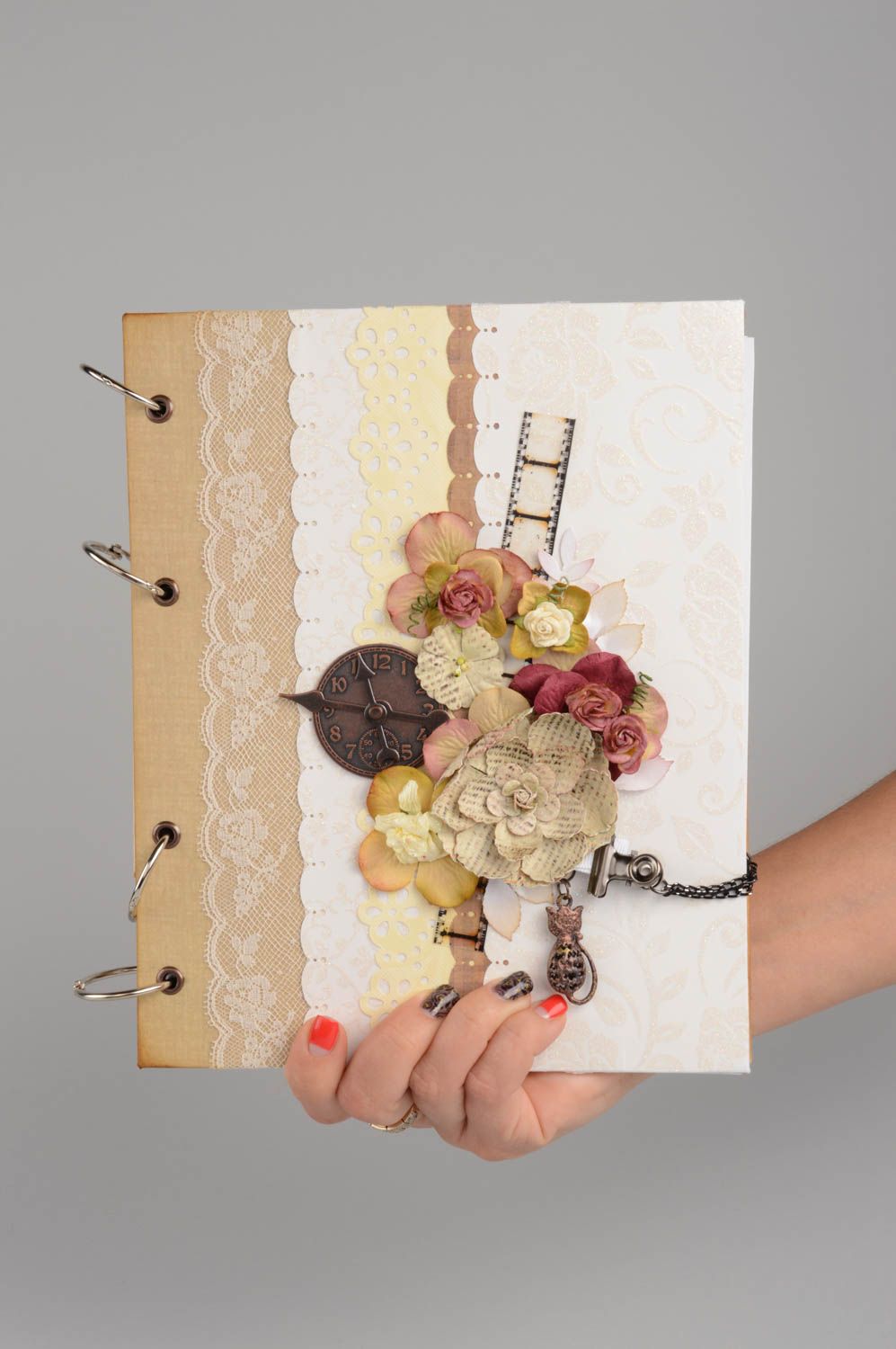 Wedding scrapbooking album for wishes handmade beautiful designer notepad photo 5