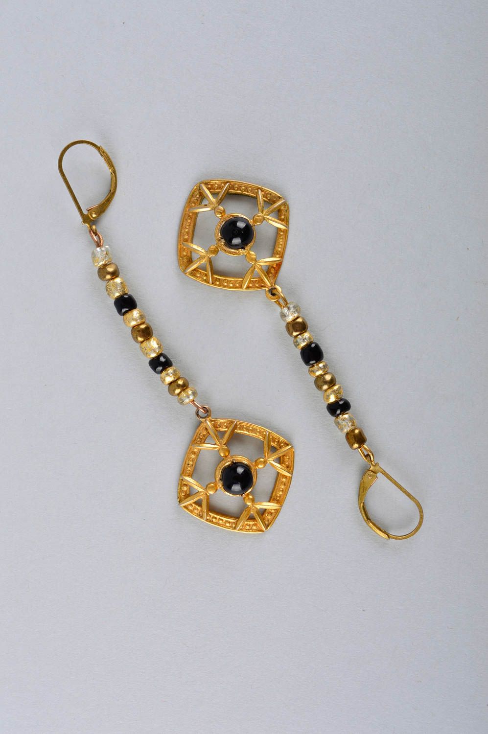 Handgemachte Ohrringe Glasperlen Schmuck Juwelier Modeschmuck elegant modisch foto 4