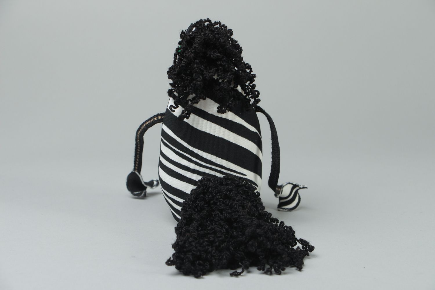 Handmade soft fabric toy Zebra photo 3