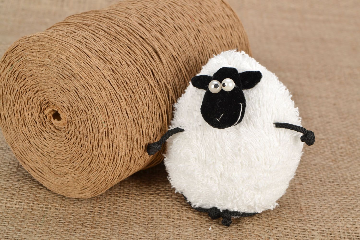 Homemade soft toy Nice Sheep photo 1