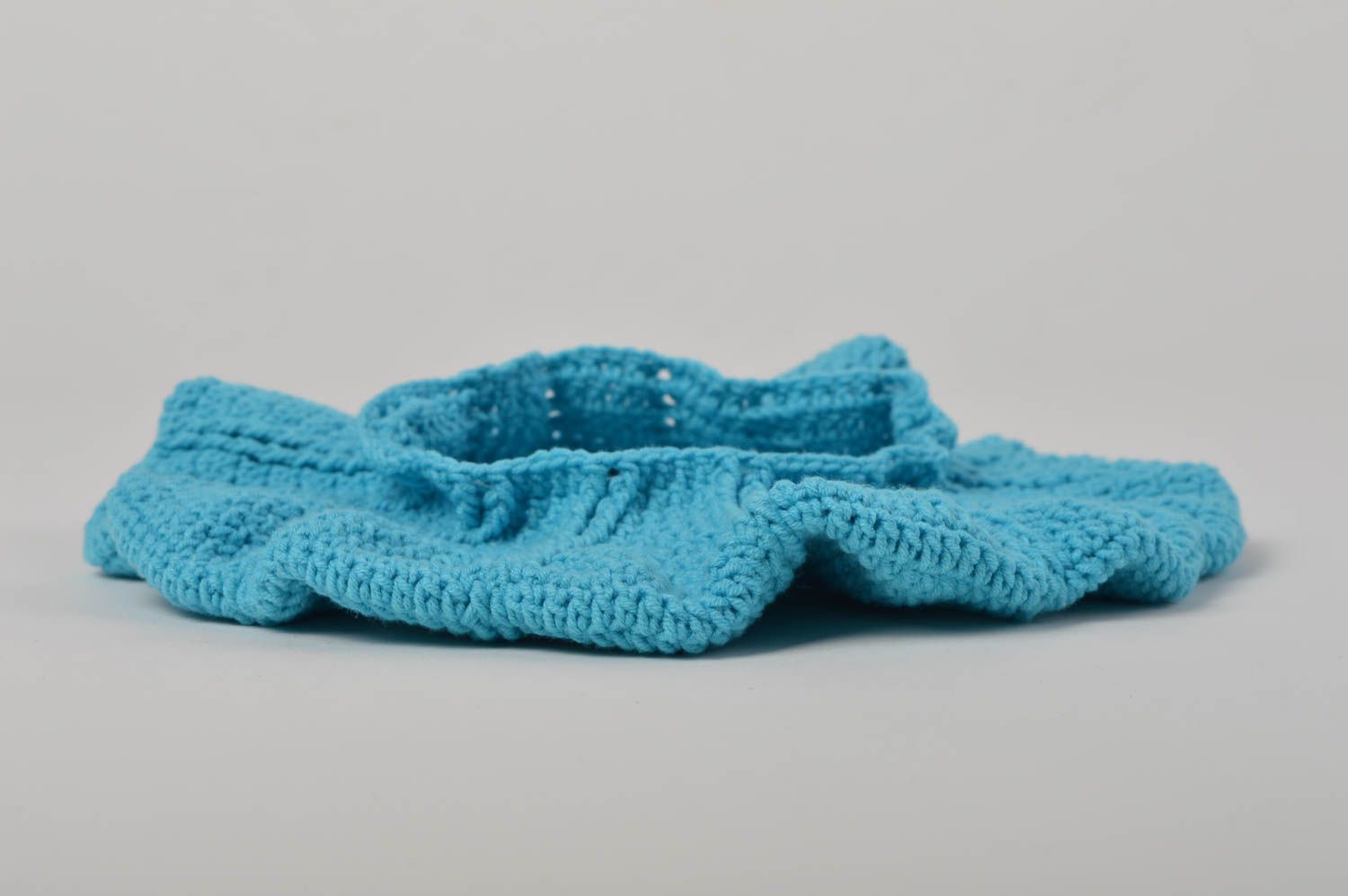 Beautiful handmade crochet hat warm winter hat childrens beret gift ideas photo 5
