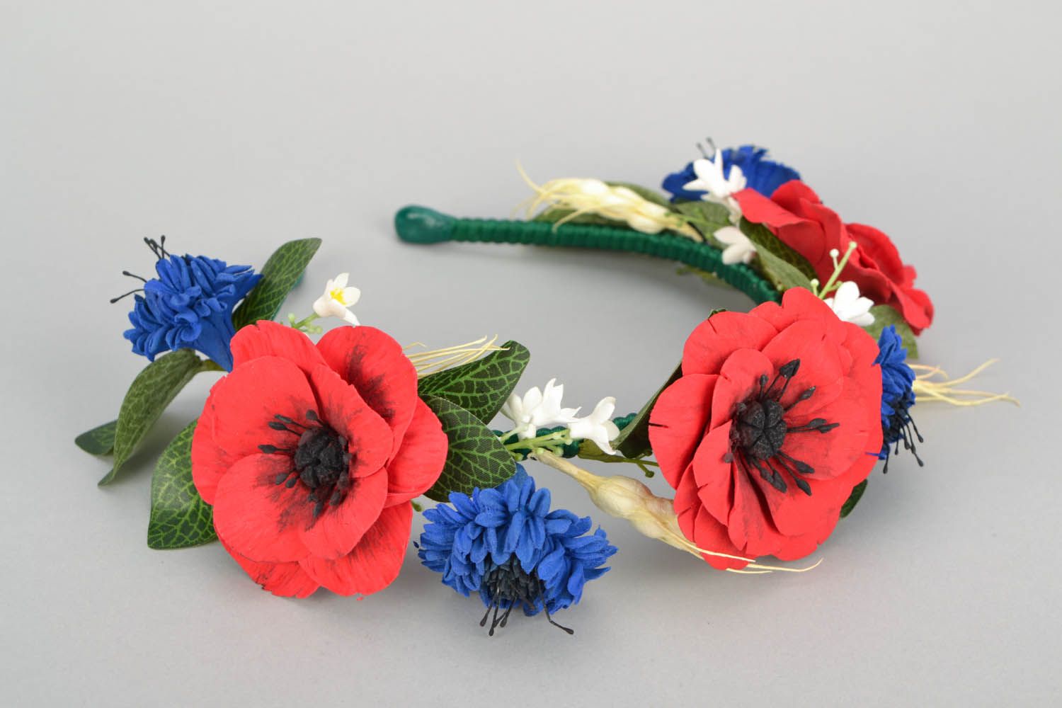 Hairband with flowers photo 4
