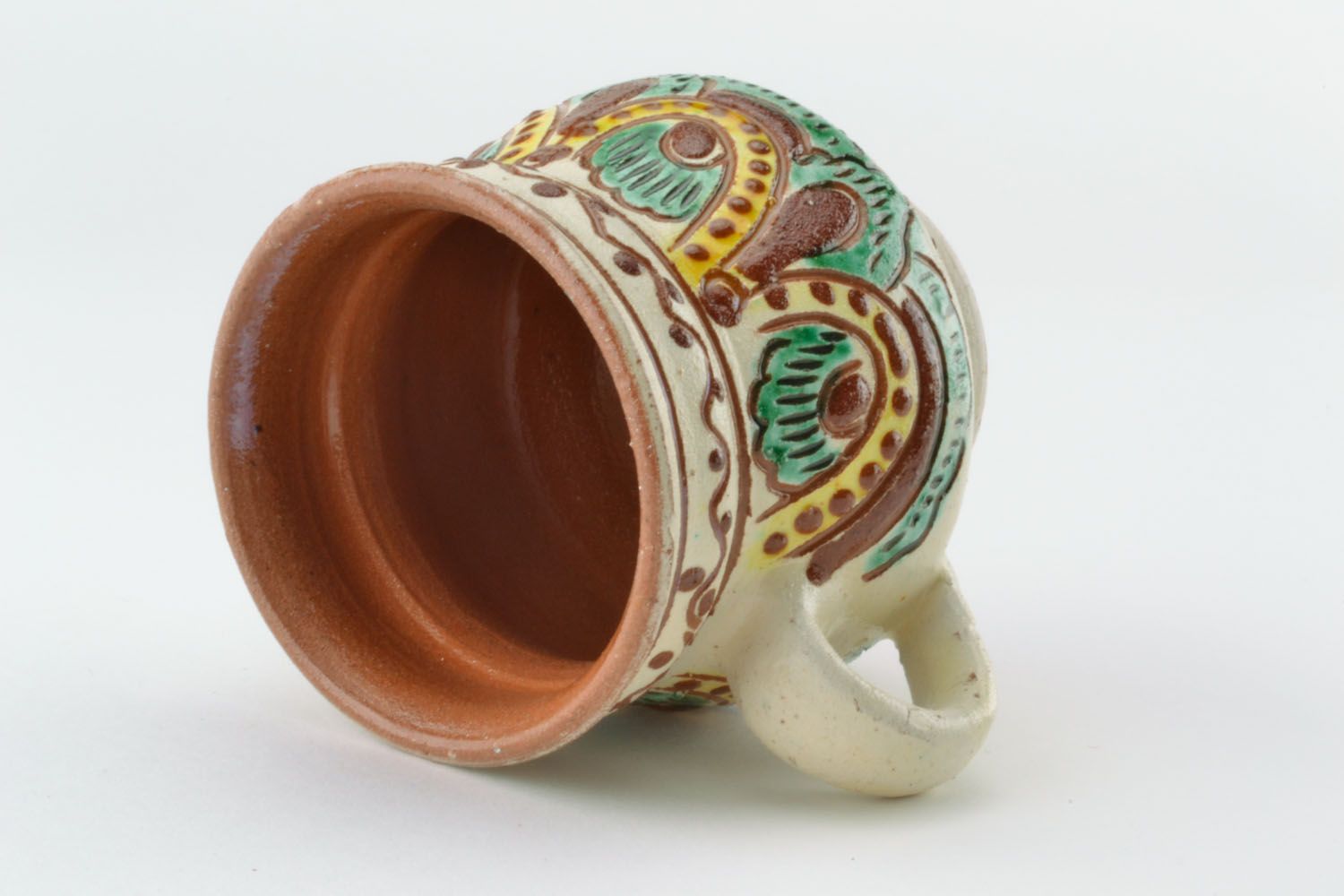 Decorative ceramic mug photo 4