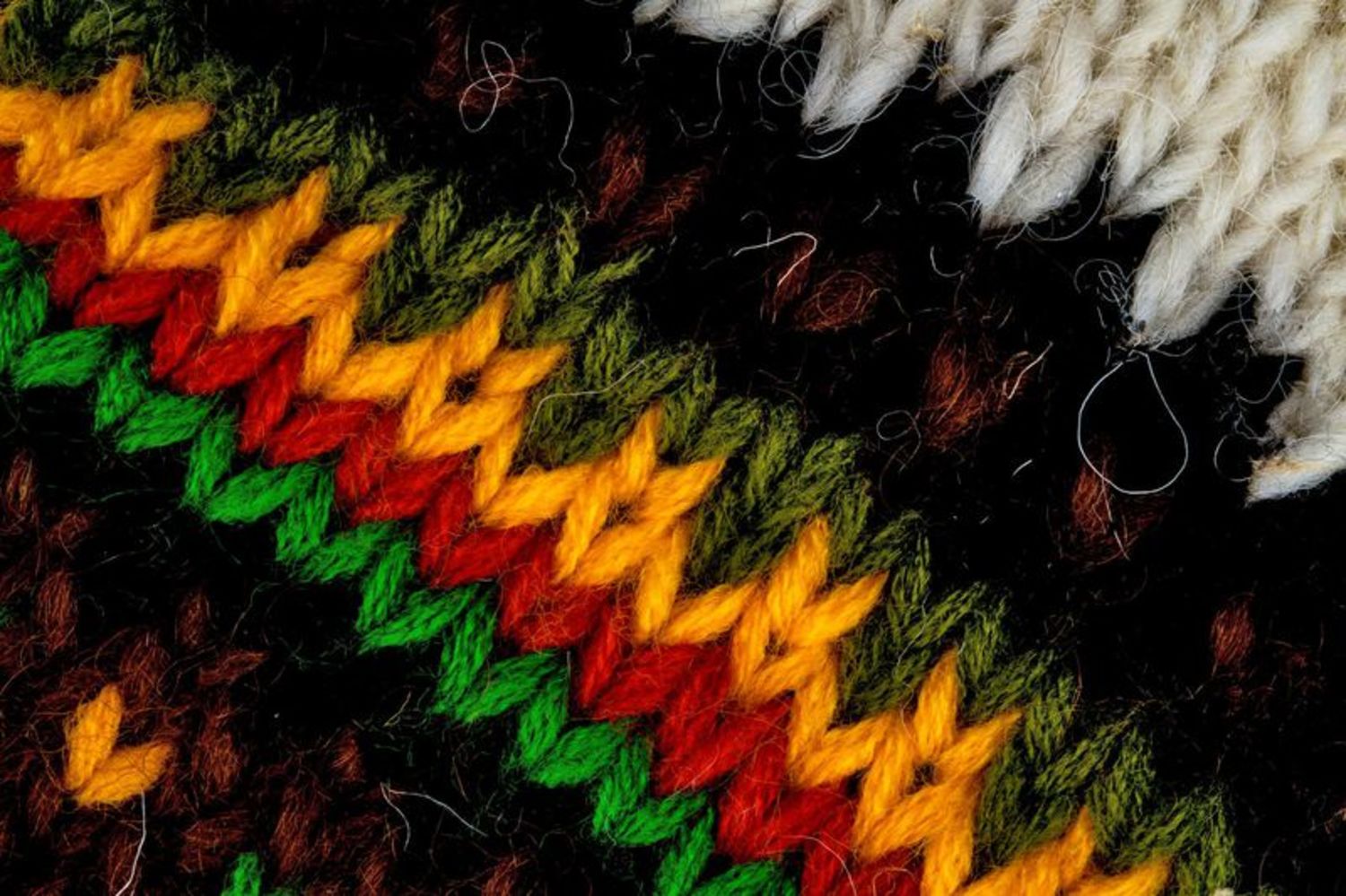Chaussettes multicolores en laine pour femme photo 4