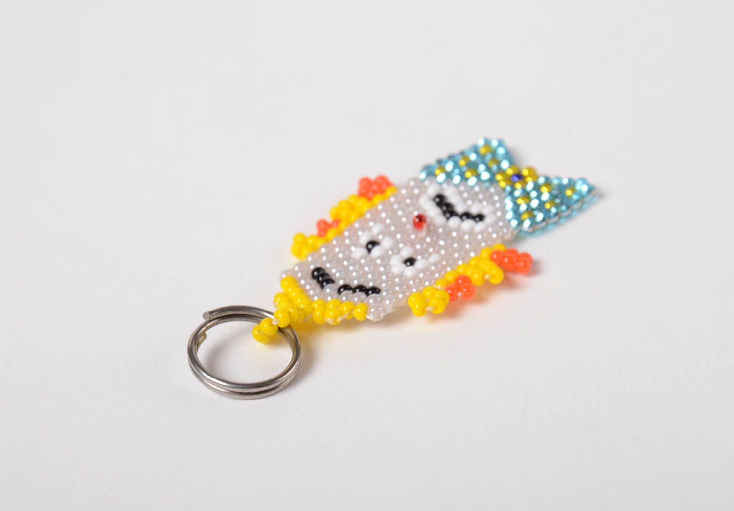 Handmade funny keychain designer cute accessory stylish unusual souvenir photo 4