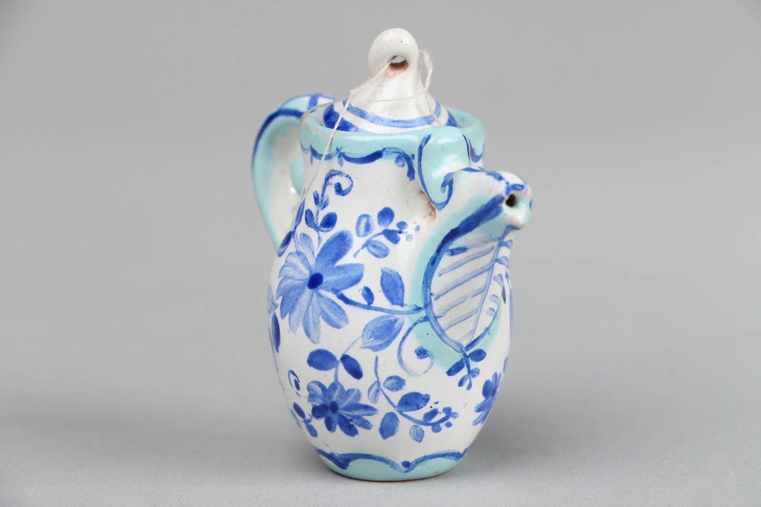 Decorative ceramic teapot photo 2
