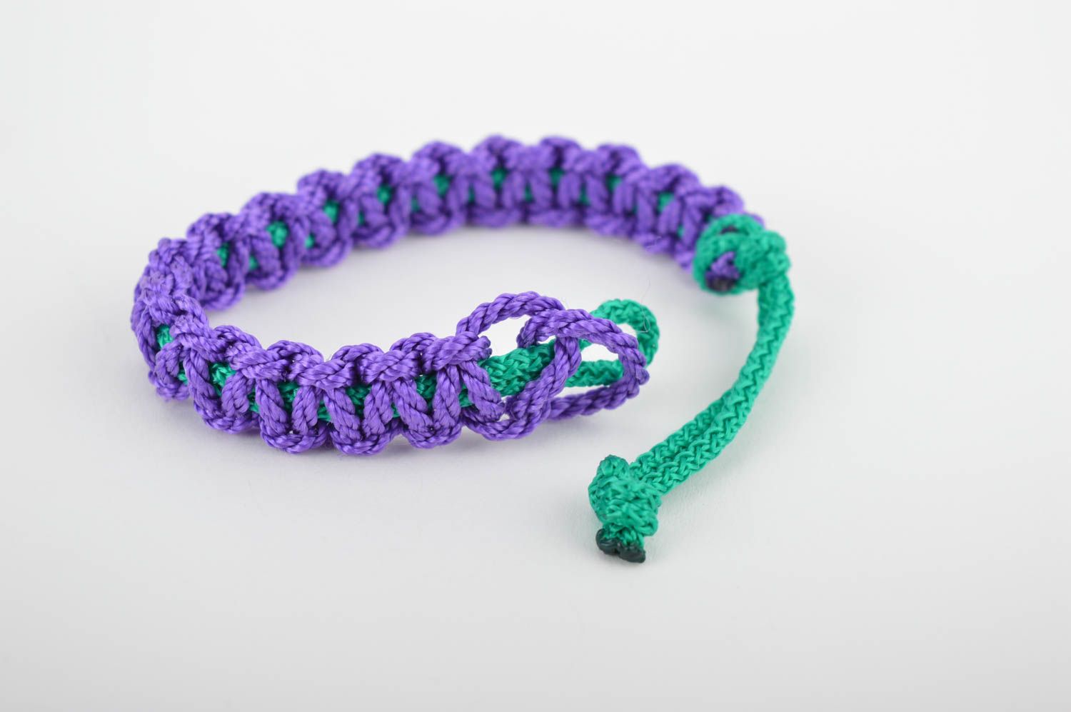 Stylish handmade textile bracelet cool bracelets woven bracelet gifts for her photo 4