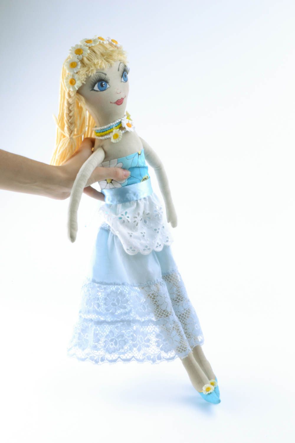 Текстильная кукла Катюша фото 5