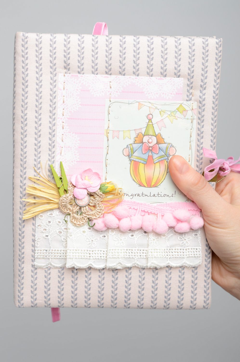 Tender scrapbooking notebook with soft cover photo 2
