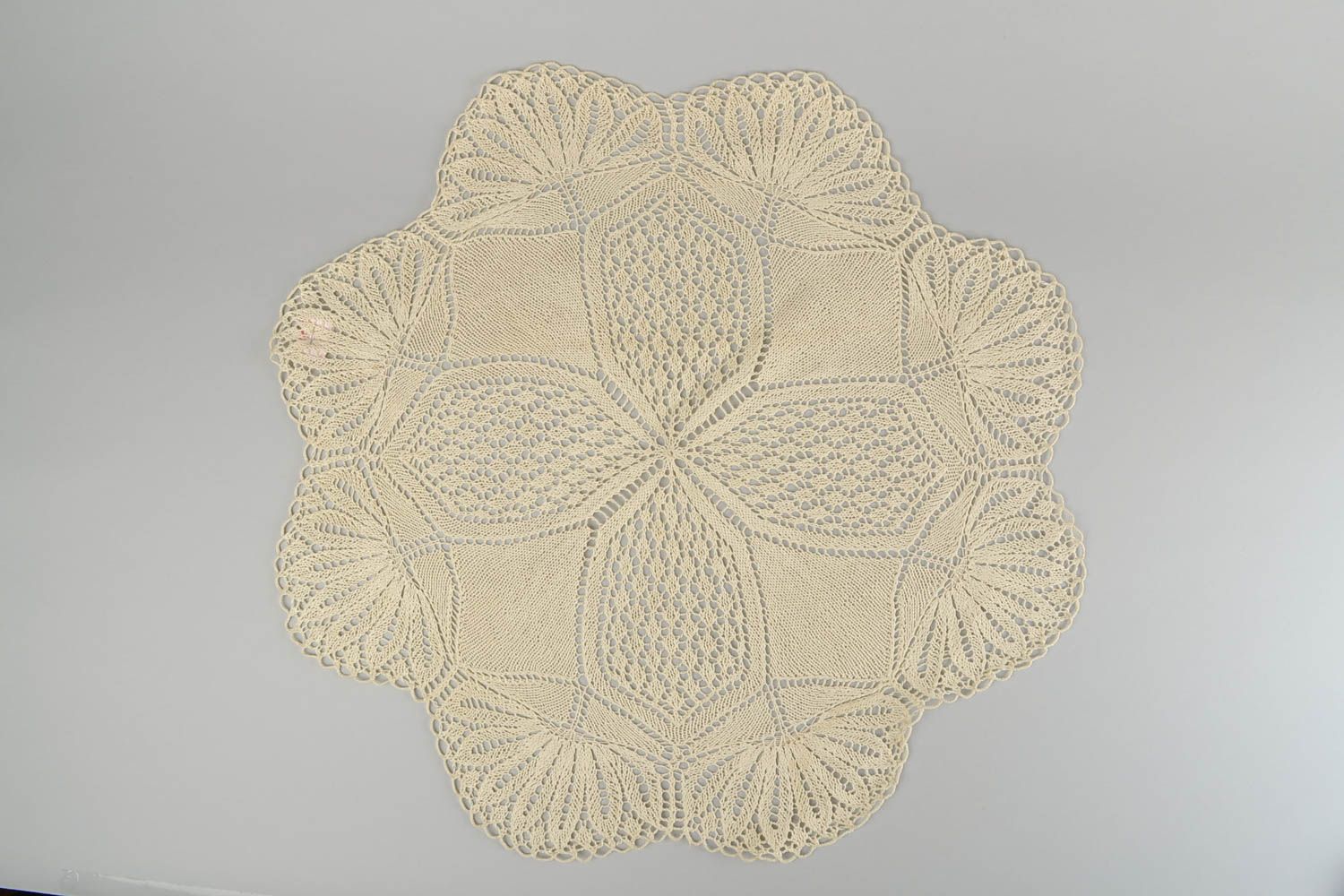 Handmade knitted decorative napkin decor napkin for dresser table home ideas photo 3