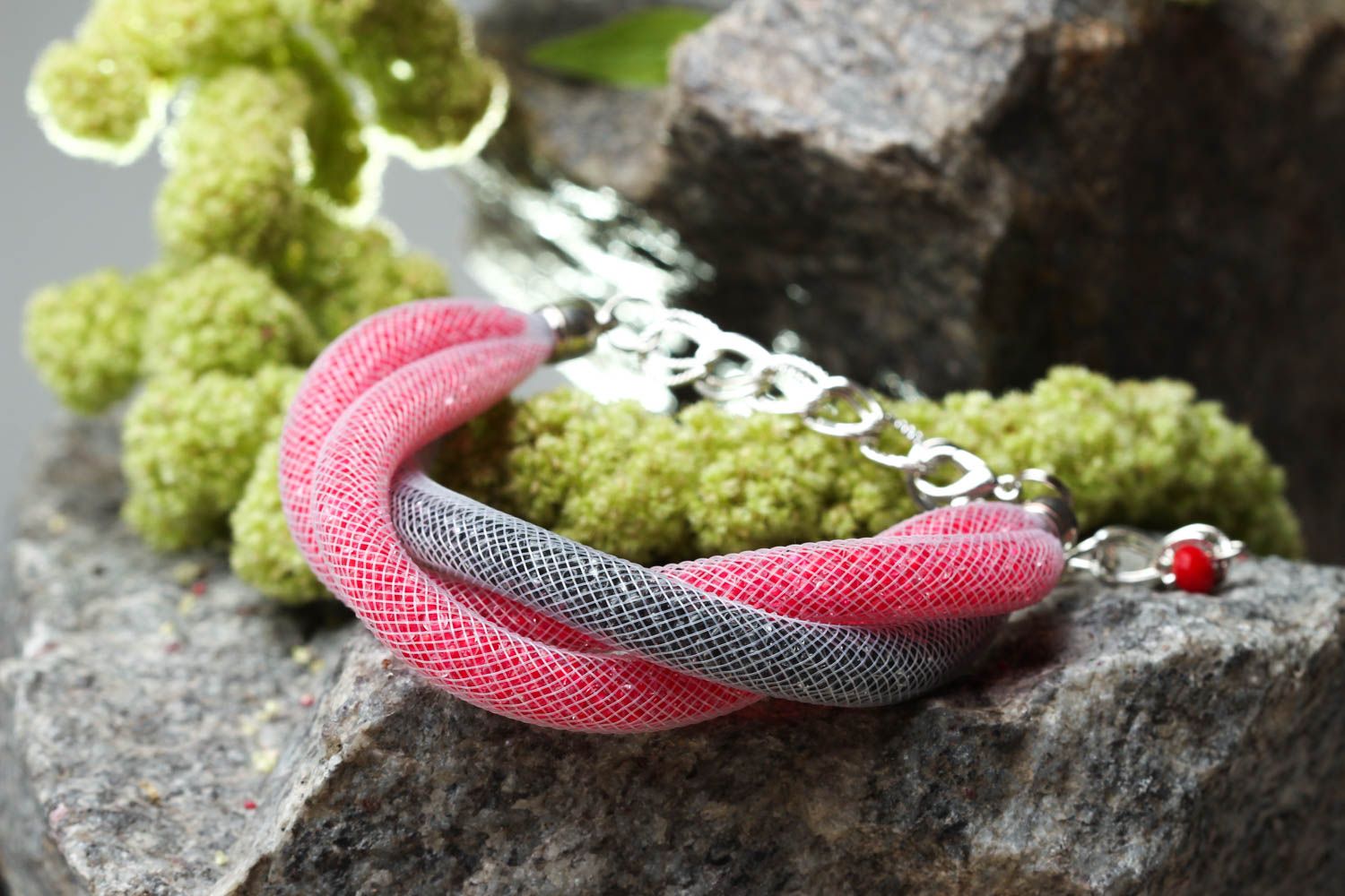 Handmade bracelet designer bracelet beads accessory unusual gift handmade photo 1