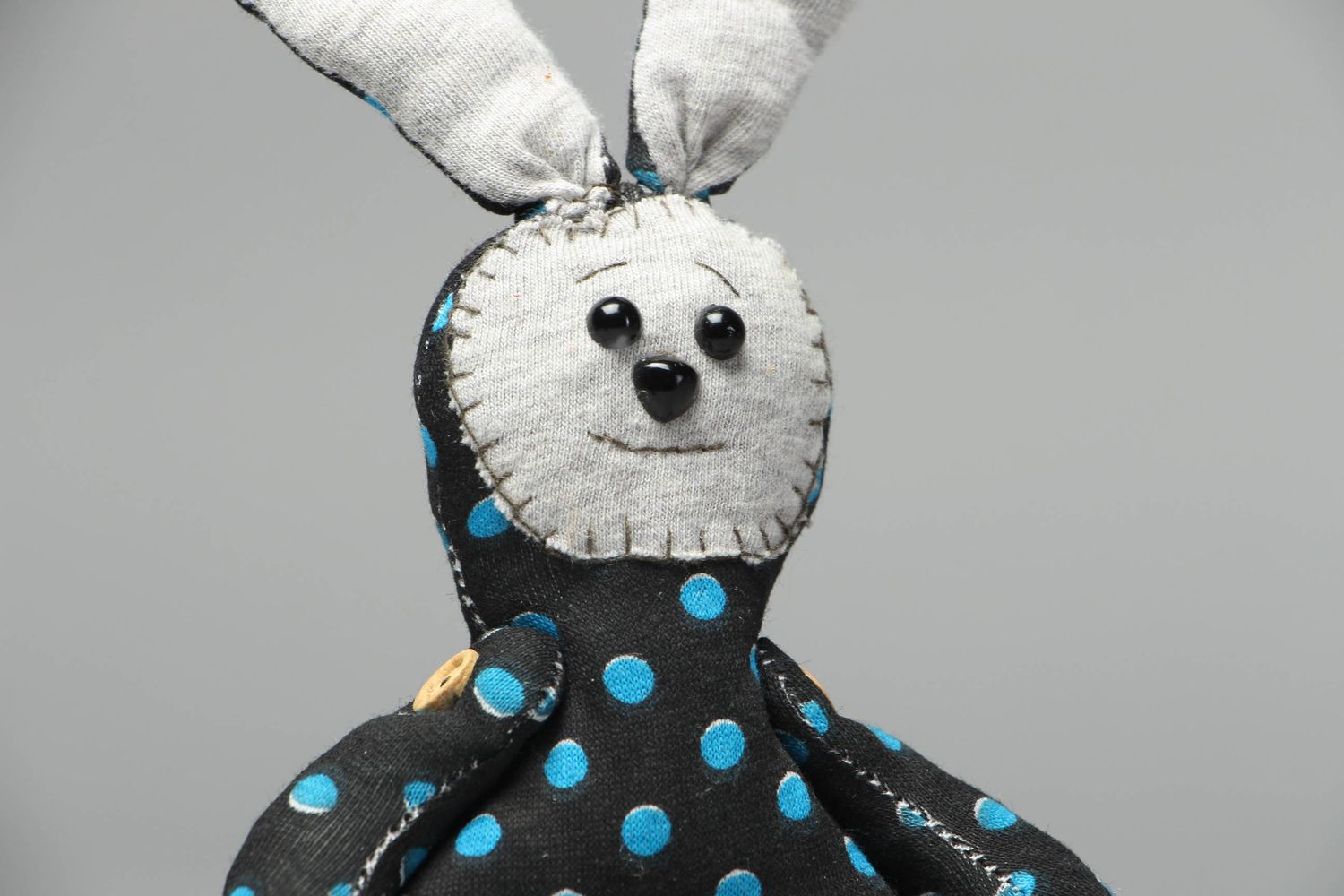 Handmade soft toy for children Rabbit photo 2