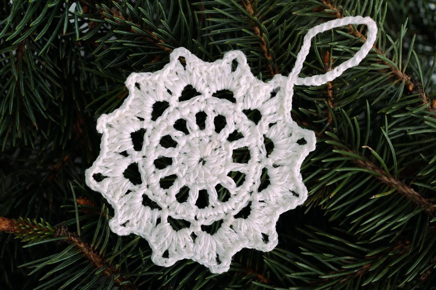 Christmas tree decoration Snowflake photo 2