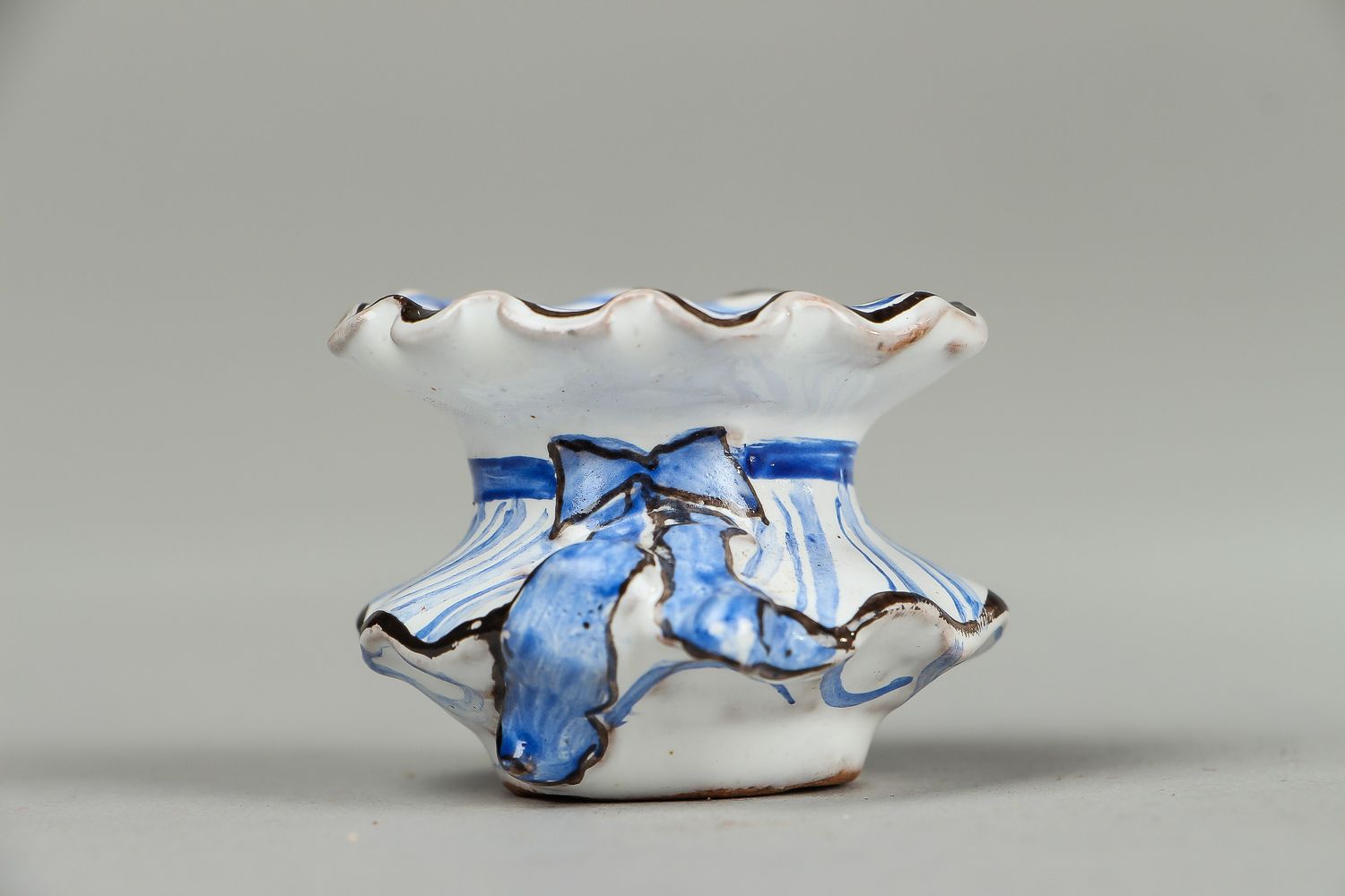 1-inch ceramic decorative vase bowl for shelf décor 0.08 lb photo 1