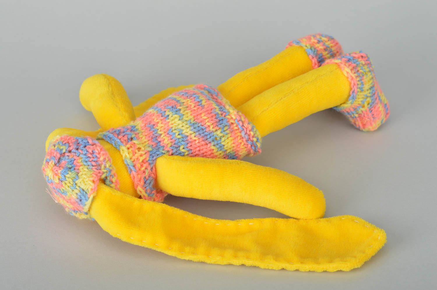 Peluche de animal hecho a mano conejo juguete para niño regalo original foto 5