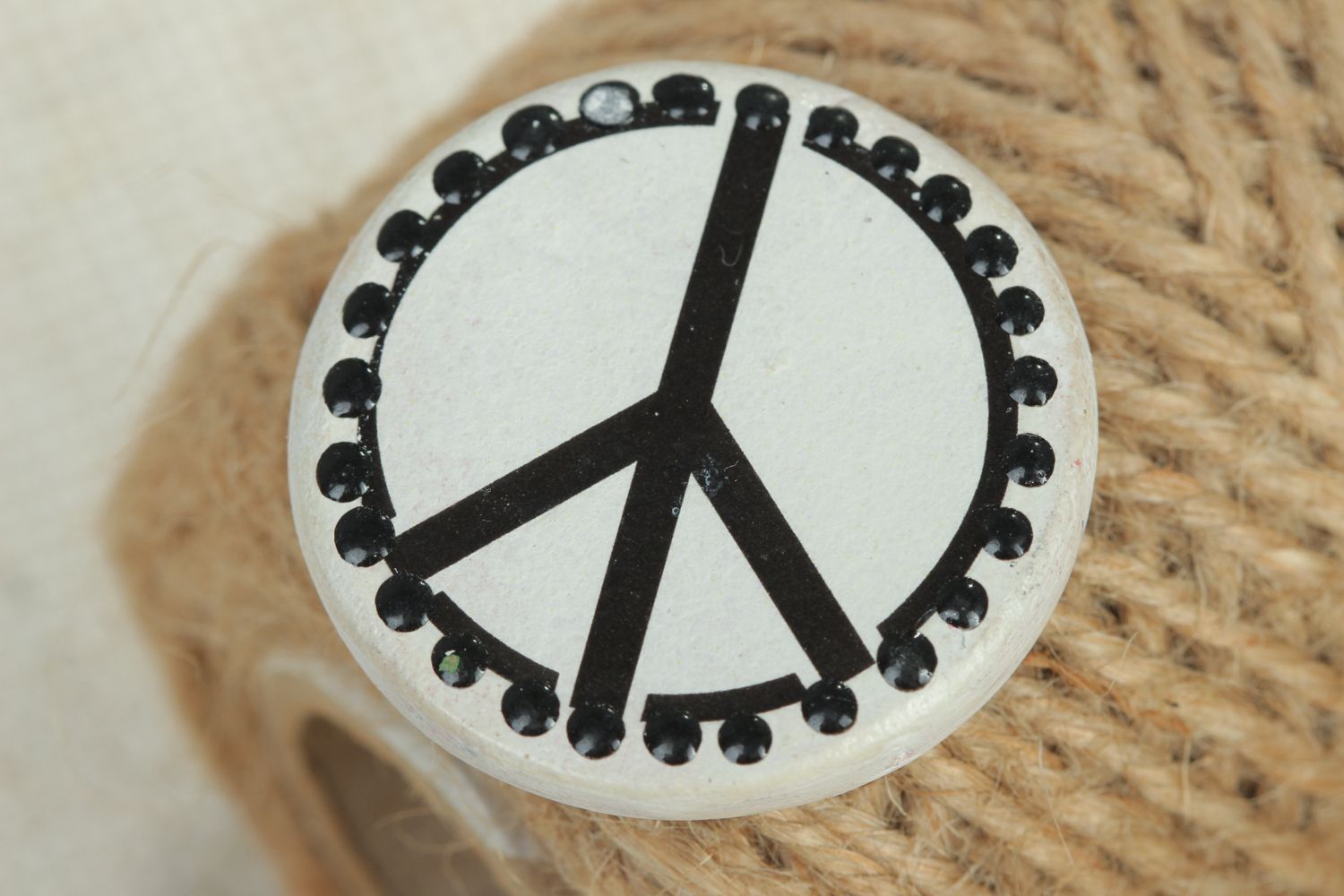 Friedenszeichen Magnet für Kühlschrank  foto 4