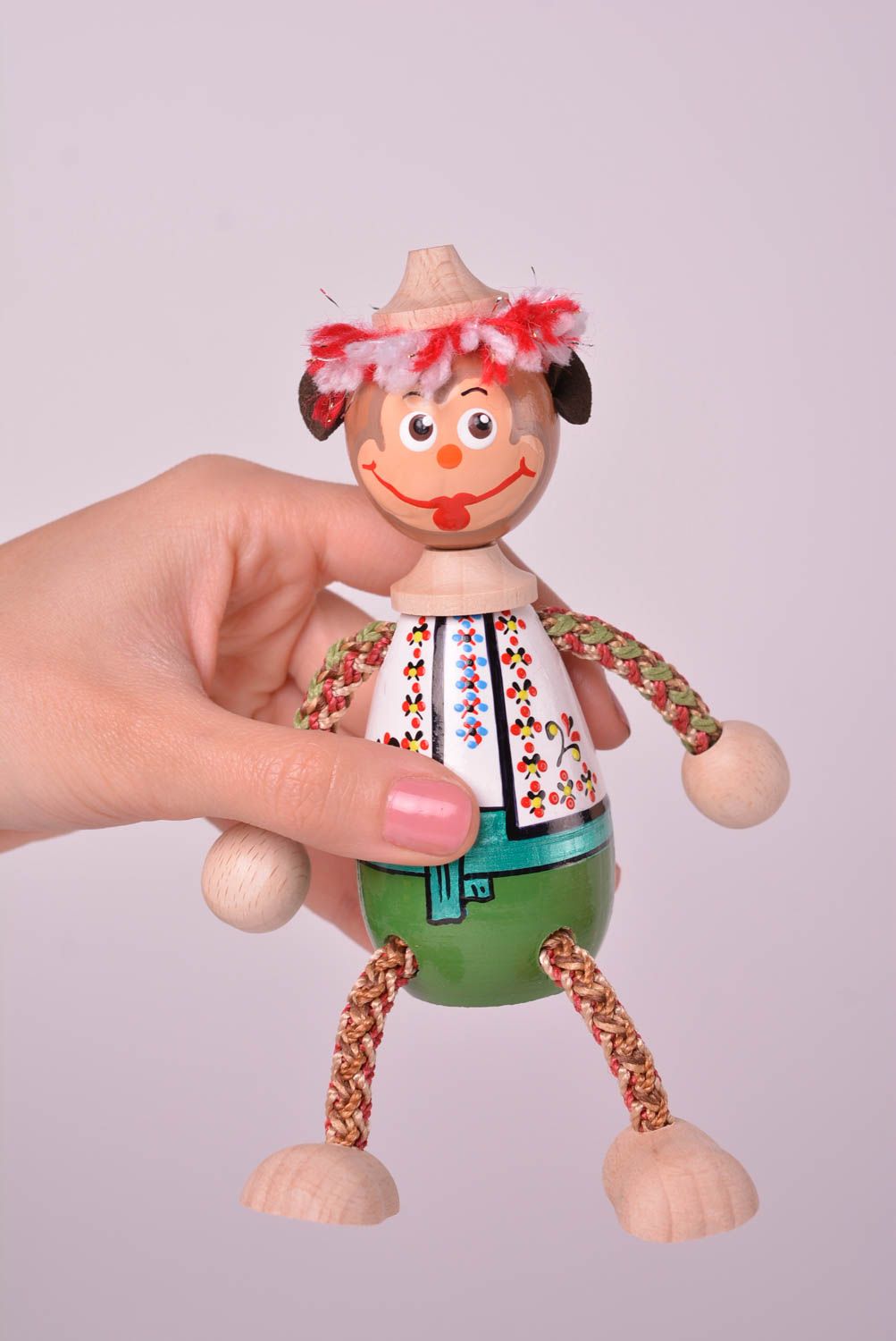 Оригинальная игрушка ручной работы игрушка из дерева подарок для ребенка фото 2