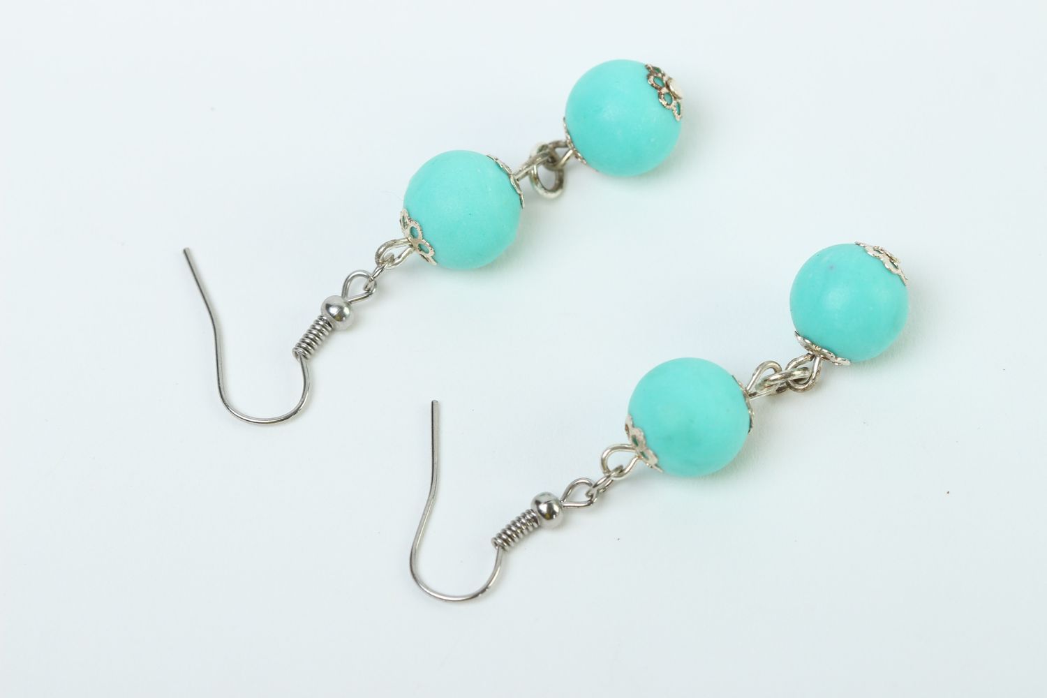 Handmade Ohrringe Accessoires für Frauen Damen Ohrringe Designer Schmuck blau foto 4