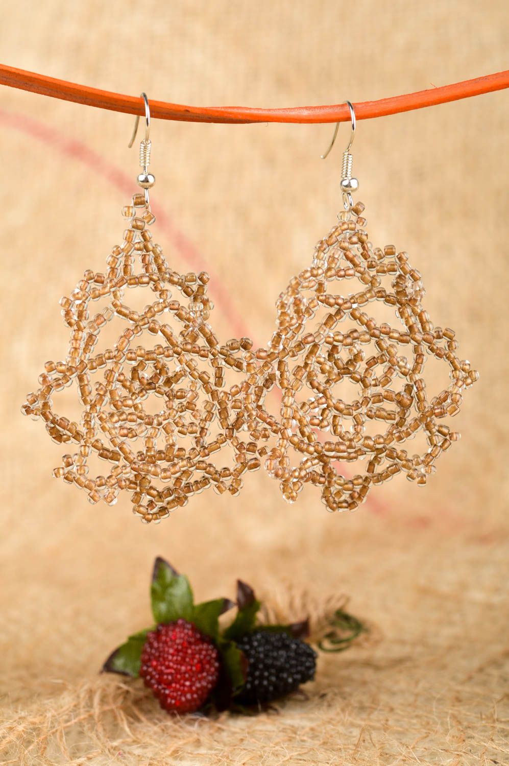 Handmade earrings designer jewelry ladies earrings womens accessories photo 1