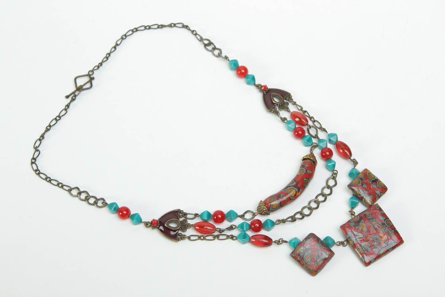 Handmade Schmuck Collier Halskette für Frauen Designer Schmuck modisch stilvoll foto 2