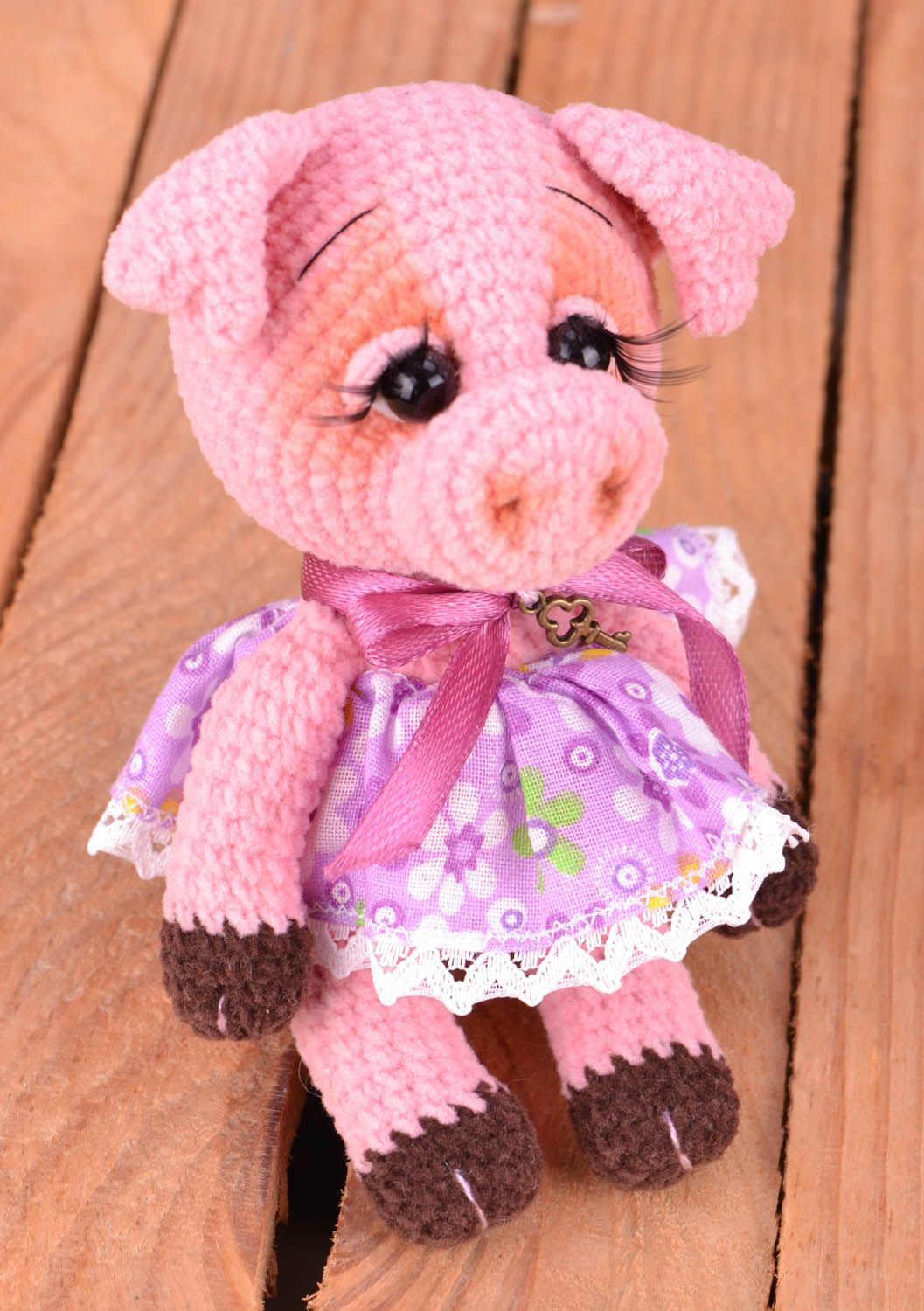 Crochet toy Monyasha Piggy photo 1
