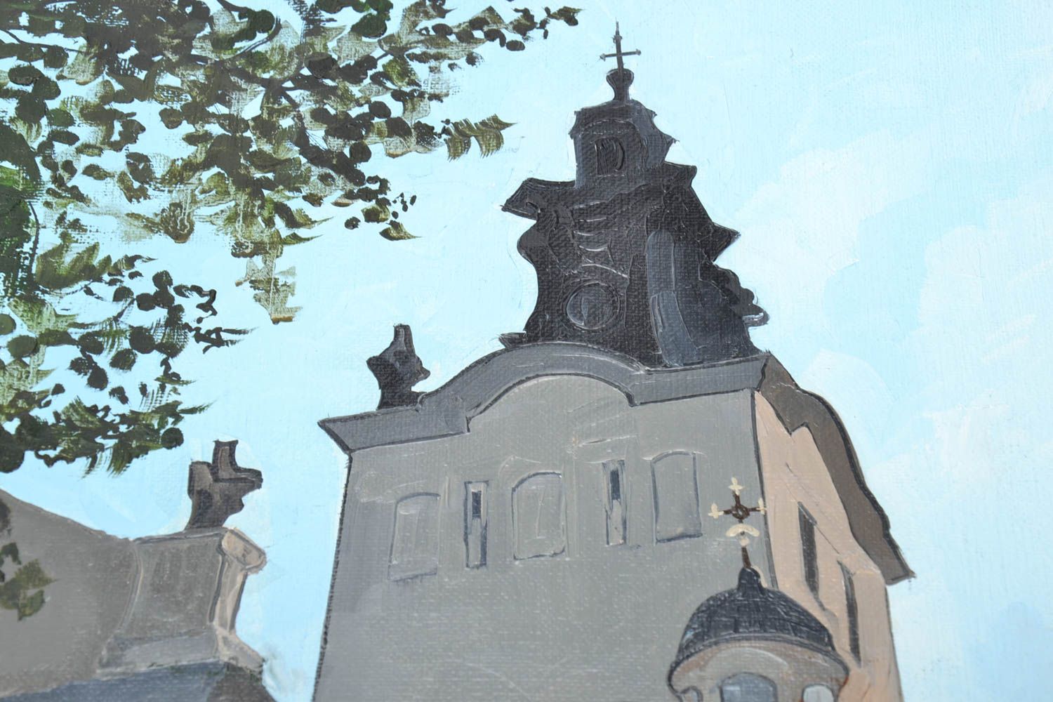 Картина масляными красками Кафедральный собор фото 3