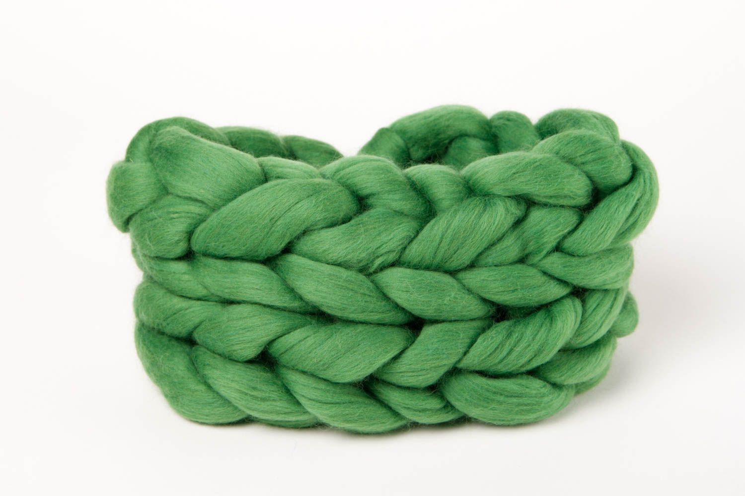 Шарф хомут ручной работы шарф снуд зеленый вязаный шарф стильный авторский фото 3