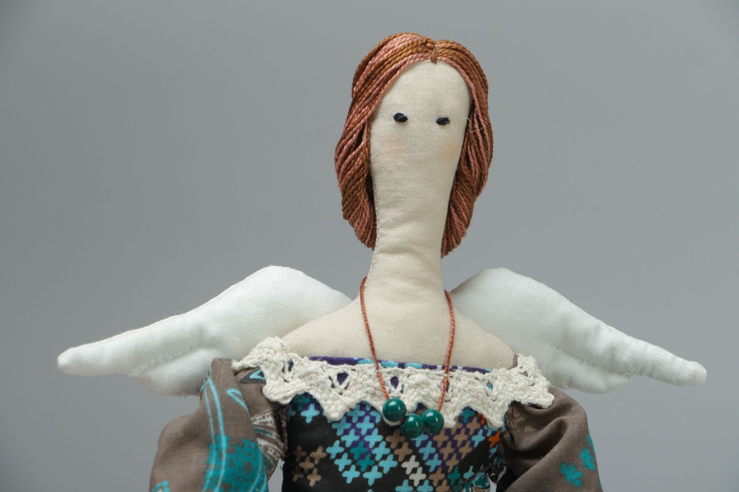 Muñeca de tela artesanal foto 2