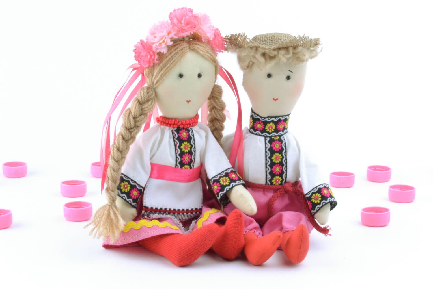 Conjunto de bonecas macias Ivan e Odarka foto 1