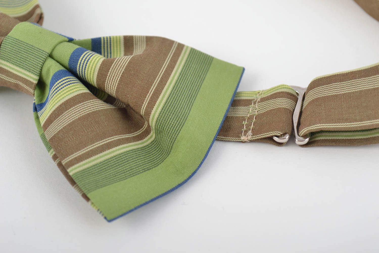 Handmade fabric bow tie for men present for men stylish designer bow tie photo 2