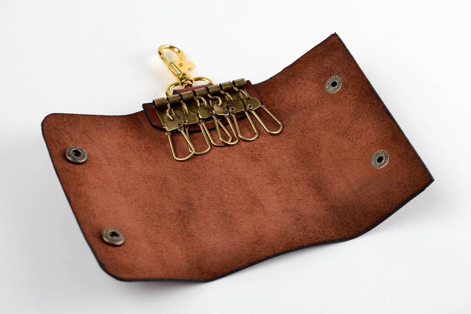coquillage Vosarea Porte-clés en cuir Design créatif 3D DIY Décoration en métal Porte-clés en cuir Porte-clés Cadeau en cuir pour homme et femme 