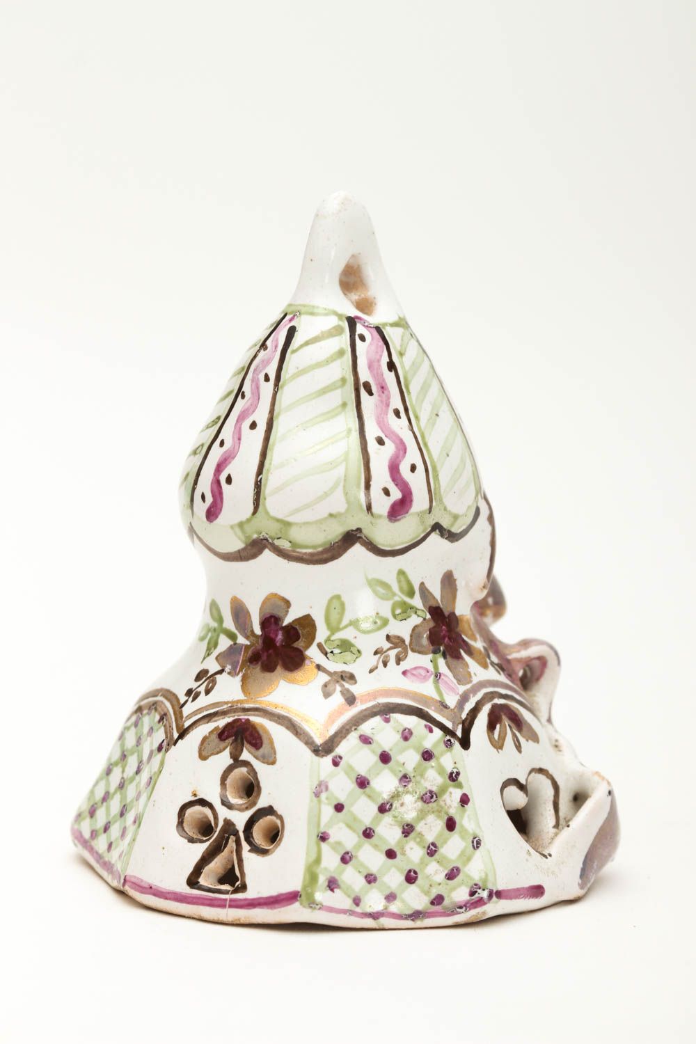 Handmade cute ceramic bell stylish interior decor beautiful cute souvenir photo 3
