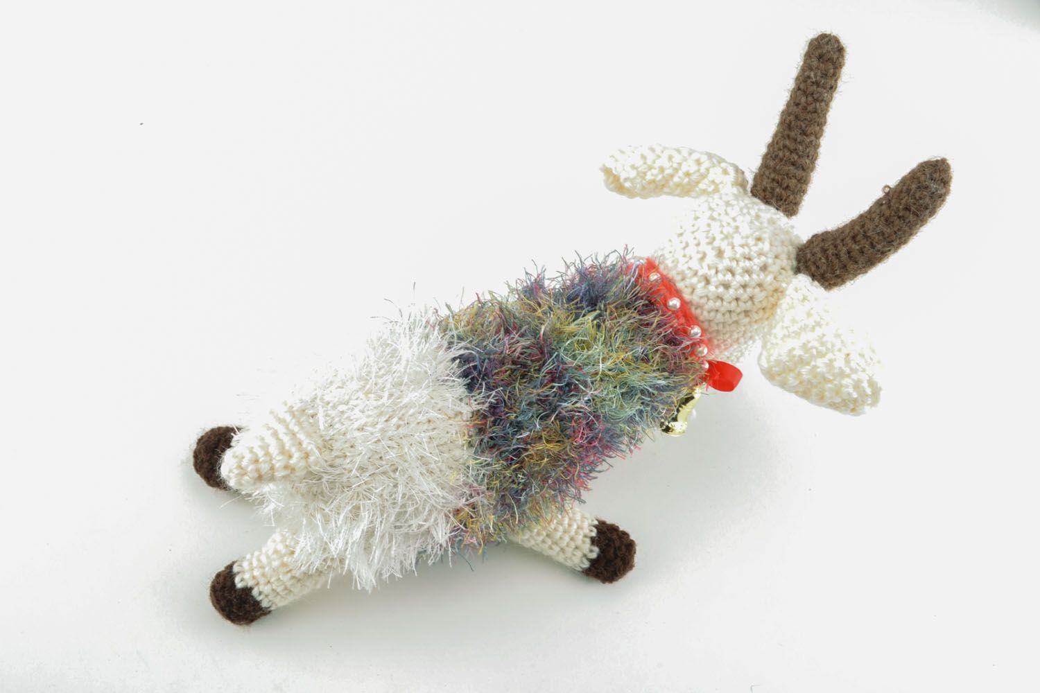 Handmade crochet toy Goat photo 2