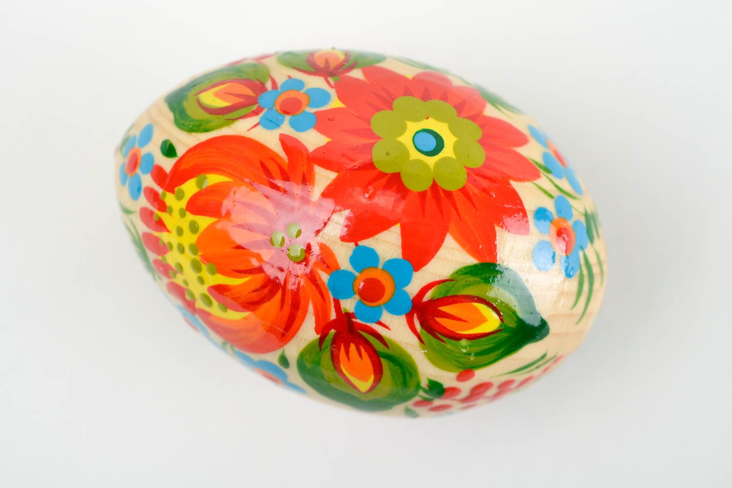 Huevo decorado pintado a mano artesanal decoración de interior regalo original  foto 3