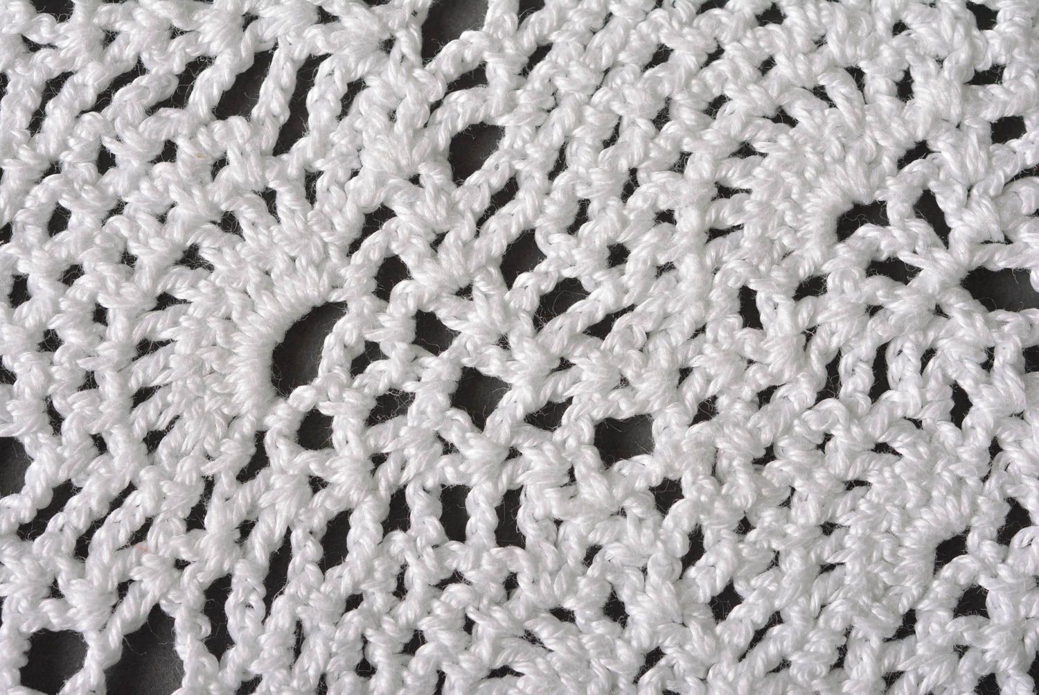 Cuello tejido a crochet hecho a mano regalo original accesorio para mujer foto 5