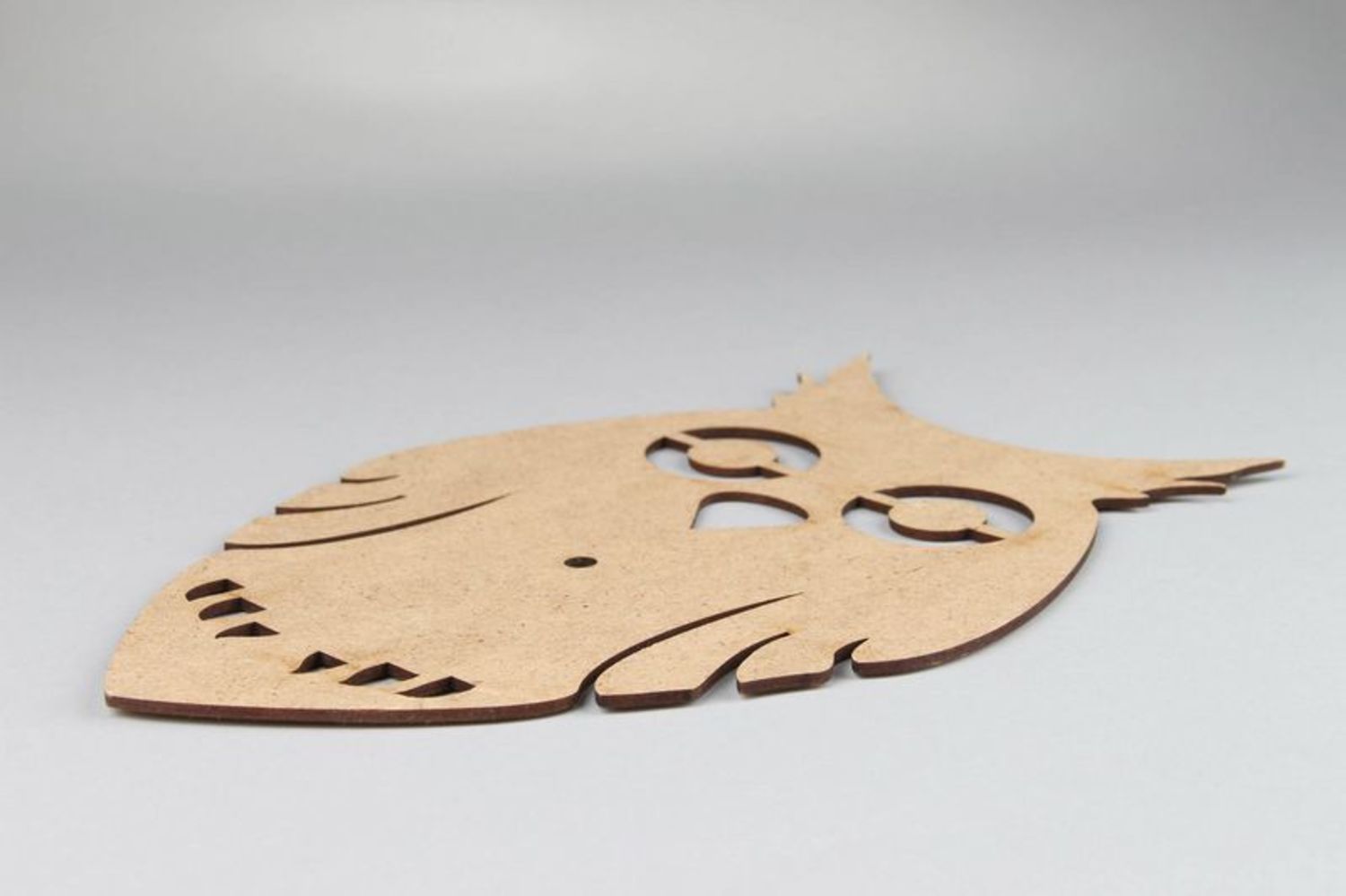 Wooden blank for clock Owl photo 2