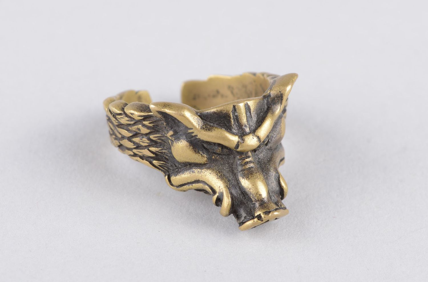 Men ring handmade bronze ring for men metal jewelry fashion accessories photo 9