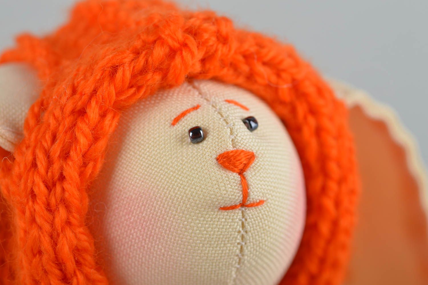 Muñeco artesanal de forro polar juguete de tela  decoración del hogar foto 4