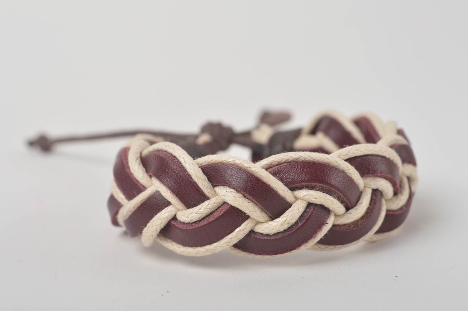 Stylish handmade leather bracelet designer accessories unisex bracelet designs photo 5