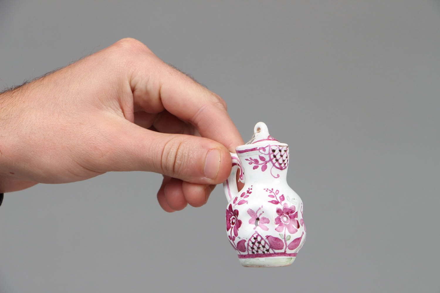 Cruche miniature en céramique faite main photo 4