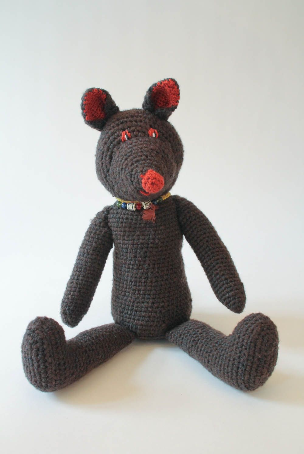Knitted handmade toy Tasmanian Devil photo 2