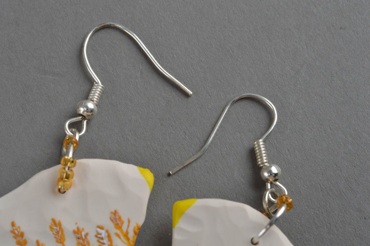 Handmade plastic earrings polymer clay ideas fashion accessories gift ideas photo 4