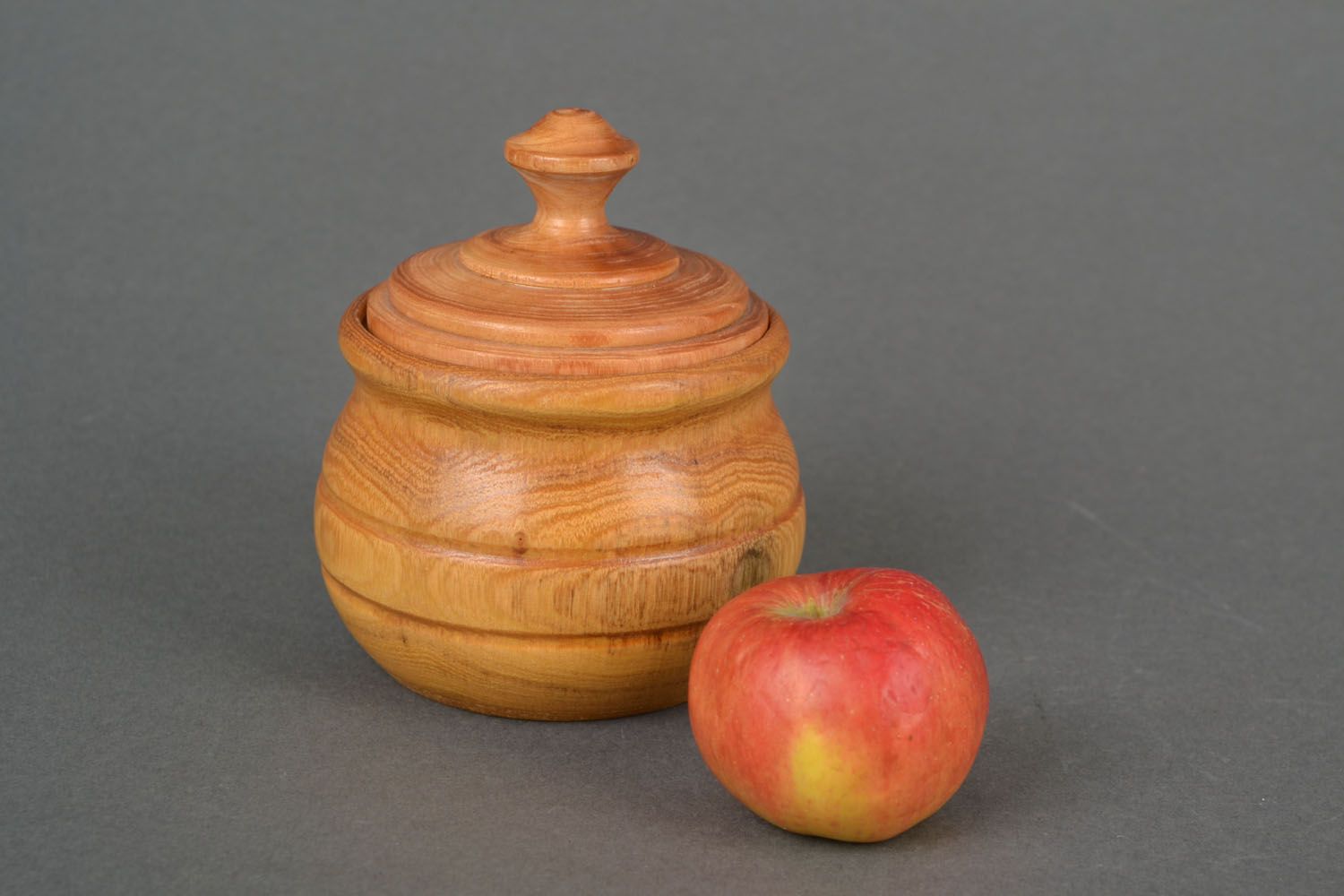 Handmade wooden pot photo 1