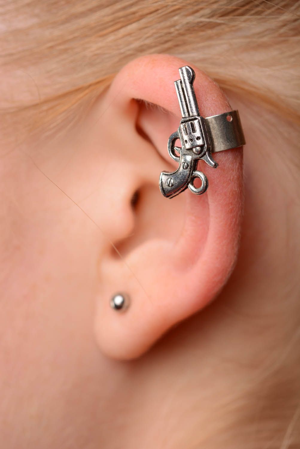 Design cuff earring Gun photo 3